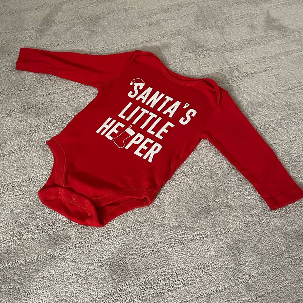 Christmas Baby Onesie NWOT